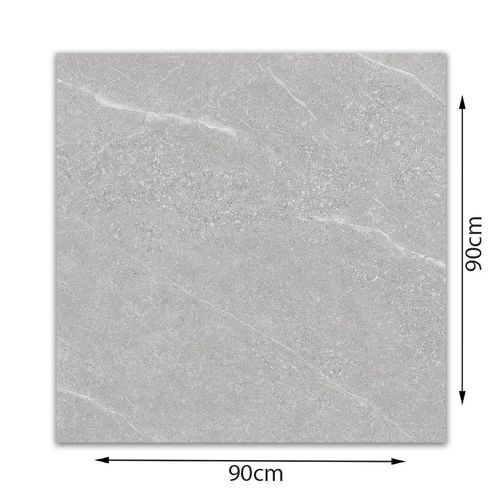 Porcelanato Valencia Argenta Acetinado "A" 90x90cm