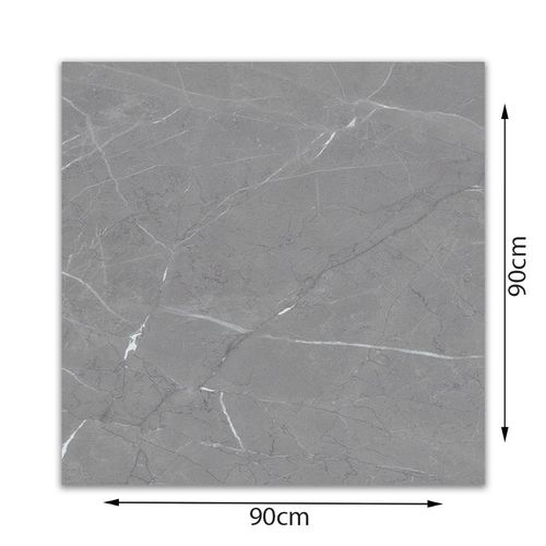 Porcelanato Armani Grigio Polido "A" 90x90cm Retificado