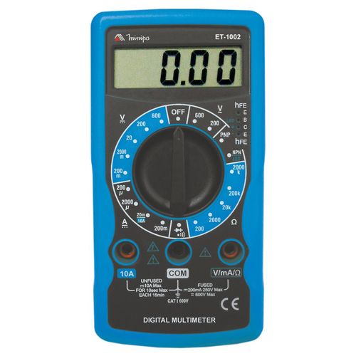 Multimetro Digital Minipa 600V 10A CAT I
