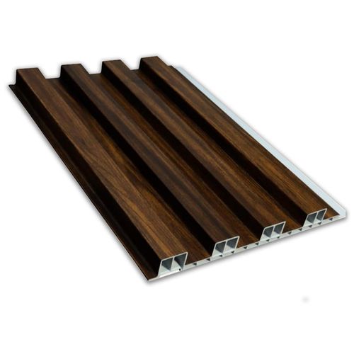 Painel Ripado PVC Macheto Slim Interno Mocca 20x300