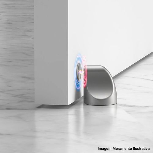 Trava Porta Magnético ComfortDoor Prata