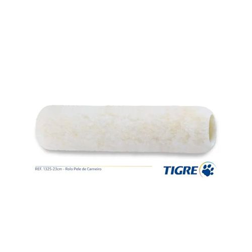 Rolo Tigre Pele Carneiro 19mm Látex e Acrílico sem Cabo 23cm