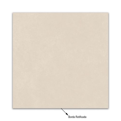 Porcelanato "A"  Decore Chicago Bege Acetinado  Retificado 61,8x61,8