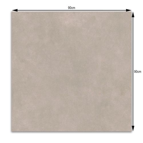 Porcelanato Portobello Hit Gris Natural Retificado "A" 90x90cm