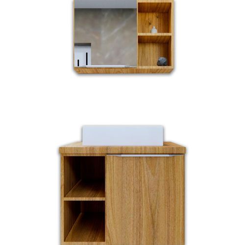 Kit 3 Peças 64cm Jasmin Louro Freijo (Arm/Cuba/Esp) 32174 Gabinetto