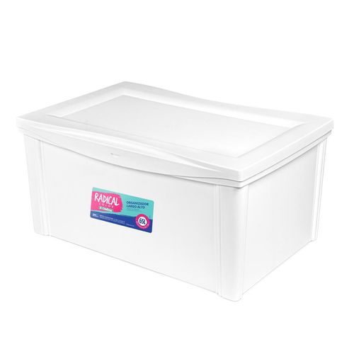 Organizador Plástico Ordene Branco 65 Litros