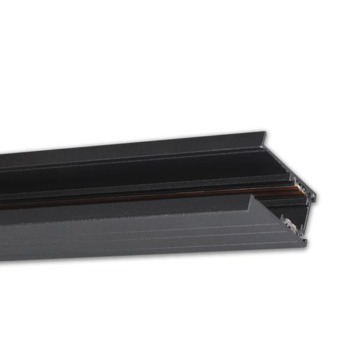 Trilho de Embutir Luminatti Preto 2m Magnetico Magneto22
