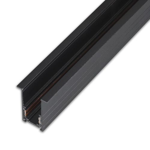 Trilho de Embutir Luminatti Preto 2m Magnetico Magneto22