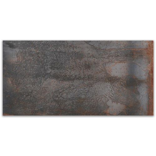 Porcelanato "A" 49x99 Elizabeth Metalicca Iron Cristal Retificado