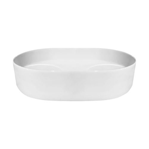Cuba Apoio 50x37cm Oval Sem Mesa Arth Branco ST73931 Aqqua
