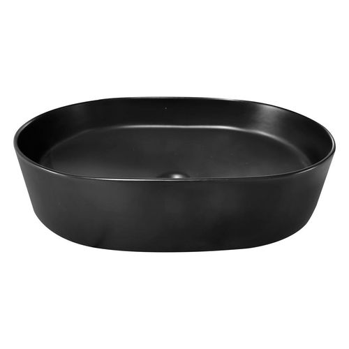 Cuba Apoio 50x37cm Oval Sem Mesa Arth Preto Fosco ST73932 - Aqqua