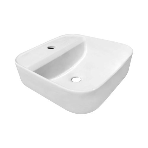 Cuba Apoio 39cm Quadrada com Mesa Creare Branco ST73935 Aqqua
