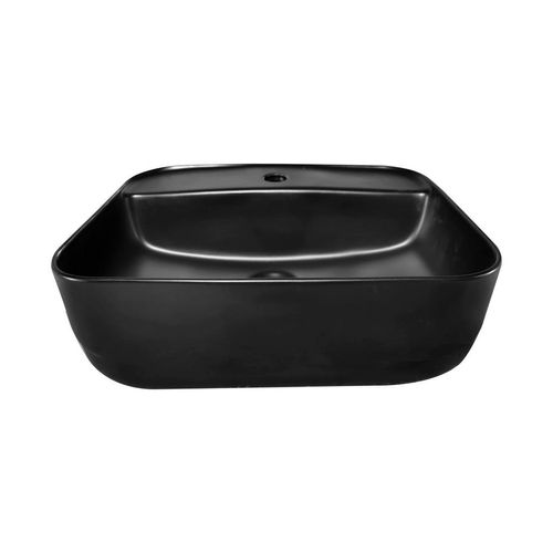 Cuba Apoio 39cm Quadrada com Mesa Creare Preto Fosco ST73936 Aqqua