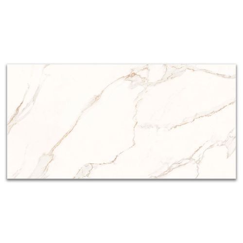 Porcelanato "A" 62x121 Helena Fili Gold Polido Retificado