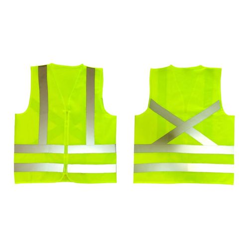 Colete Refletivo Volk Tipo Blusão Sem Bolso Amarelo 9 G