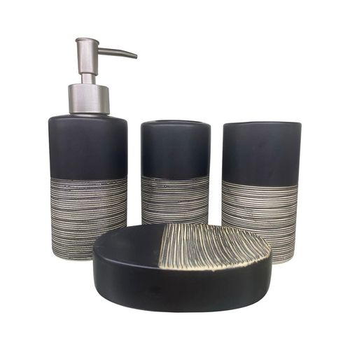 Kit Banheiro Ndi 4pç Preto