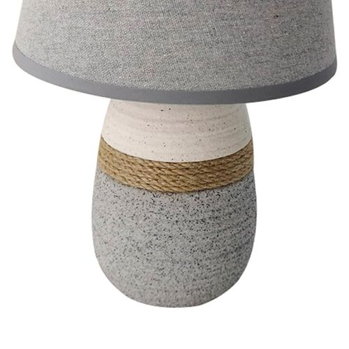 Abajur de Mesa NDI Cinza 32cm