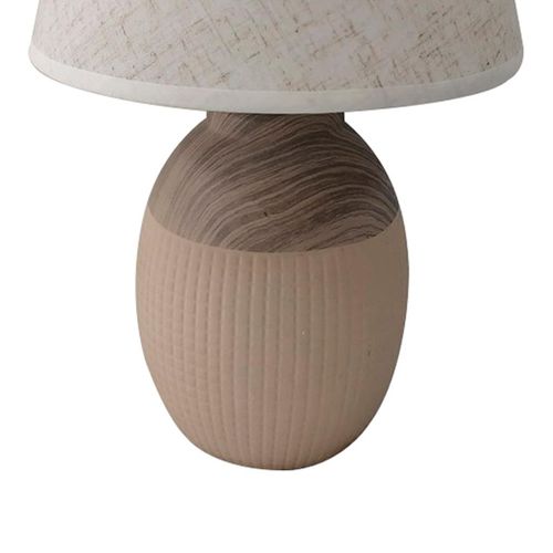 Abajur de Mesa NDI Bege 39cm