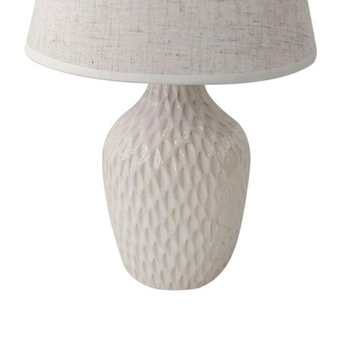 Abajur de Mesa NDI Bege 38cm