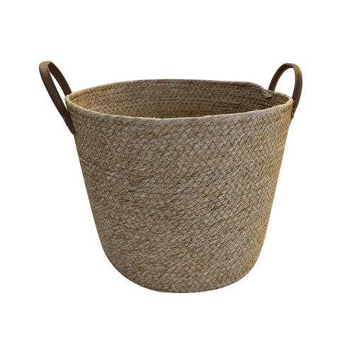 Cesto Organizador Ndi Redondo Natural 24x24x24cm