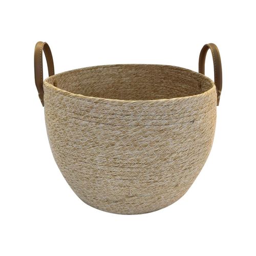 Cesto Organizador Ndi Redondo Natural 24x24x23cm