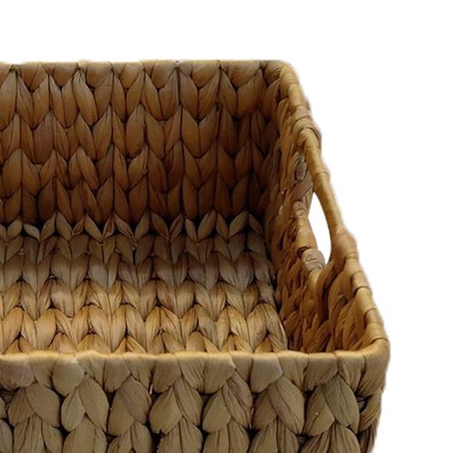 Cesto Organizador Ndi Quadrado Natural 24x24x14cm