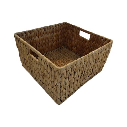 Cesto Organizador Ndi Quadrado Natural 31x31x18cm