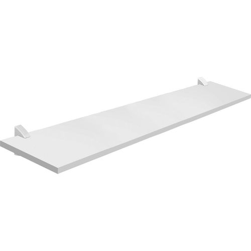 Prateleira 25x100cm Suporte Branco Concept 08850.080 PRAT-K