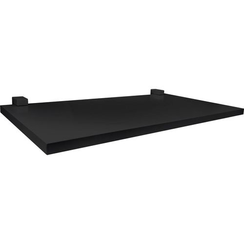 Kit Prateleira 3 Peças 1,2x20x40cm Suporte Preto Me Leve 10264.010 PRAT-K
