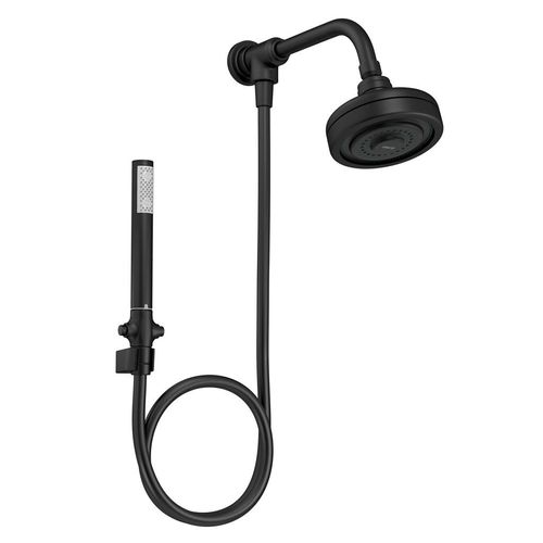 Kit Chuveiro Deca Acqua Plus Cabo Flexível PVC Black Matte