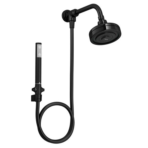 Kit Chuveiro Deca Acqua Plus Cabo Flexível PVC Black Noir