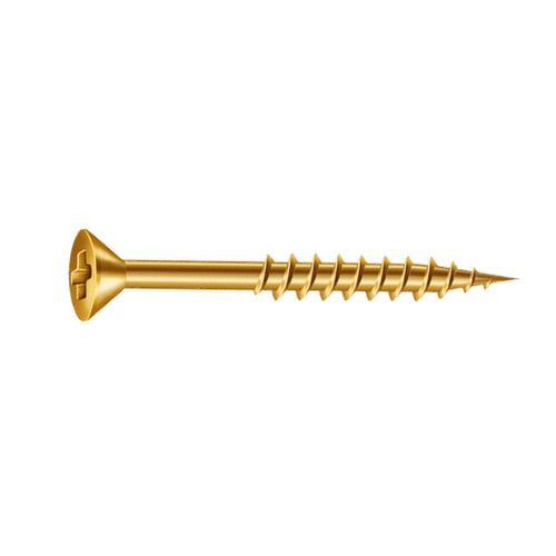 Parafuso Chipboard Ciser CH Philips 4,5x60mm Rosca Parcial Bicromatizado 300 Un