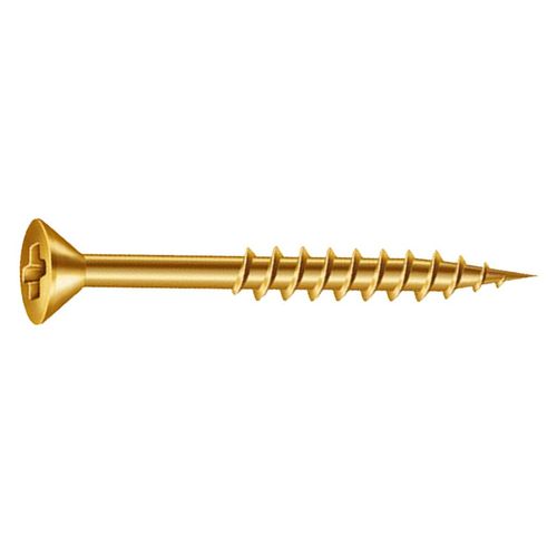 Parafuso Chipboard Ciser CH Philips 5,0x50mm Rosca Parcial Bicromatizado 300 Un