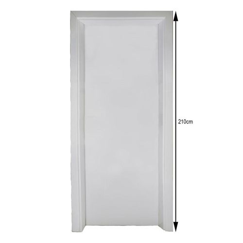 Kit Porta Alamo Premium Branco Max Esquerda 210X80X12X5