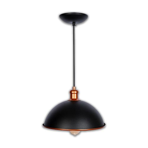 Pendente Alumínio Neo Iluminação Moon Preto e Cobre 1xE27 120W