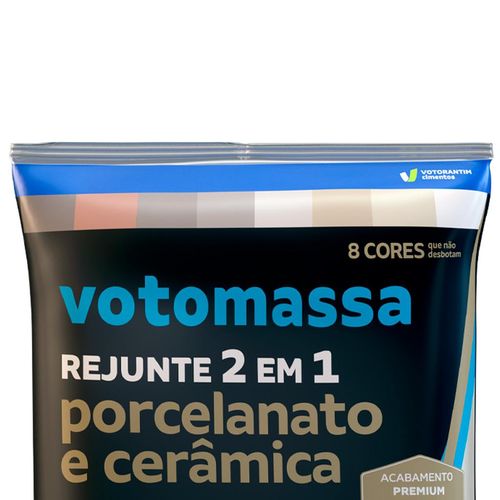 Rejunte 2x1 Porcelanatos e Cerâmicas 5kg Bege 6204395 Votomassa