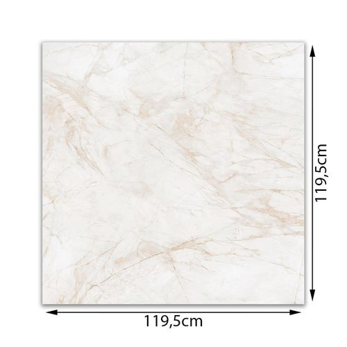 Porcelanato "A" Incepa Marmo Real Lamina Acetinado Retificado 119,5x119,5