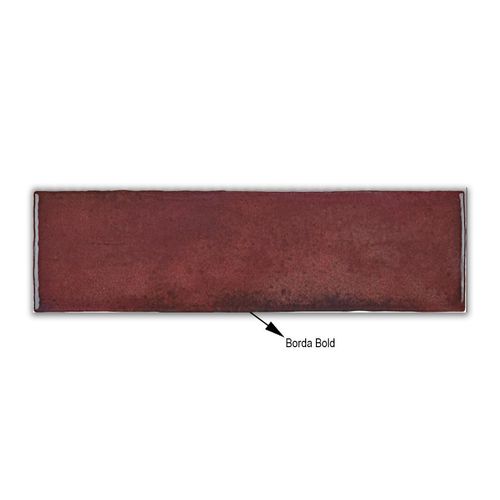 Revestimento Portobello Artfact Marsala Brilhante "A" 6,5x23