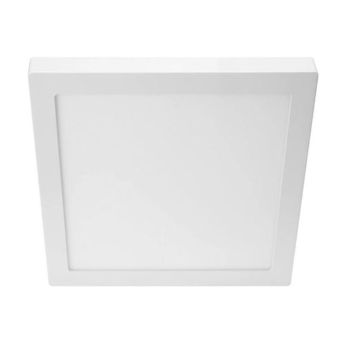 Painel Led Alumínio Pila 24w Quadrado Embutir Luz Amarela