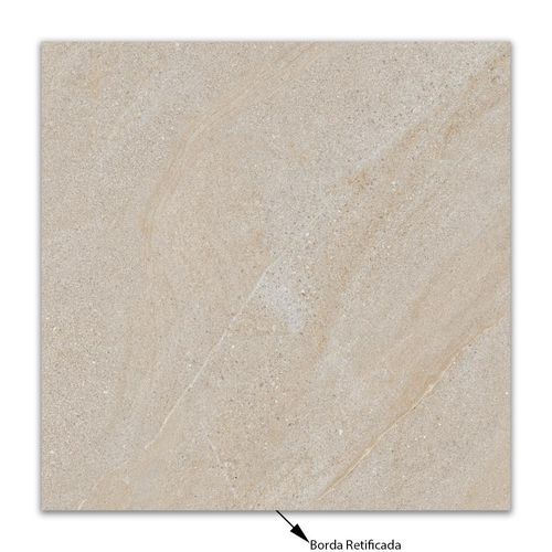 Porcelanato Natural Ceusa Arenito SGR "A" 87,7x87,7cm Retificado