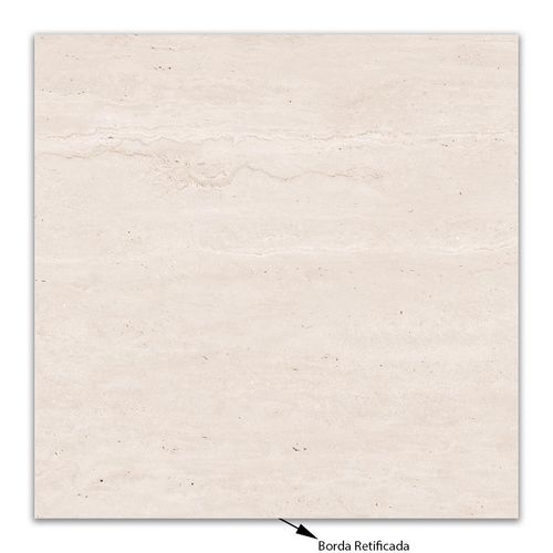 Porcelanato Ceusa Travertino Veins Be Nat "A" 87,7x87,7 Retificado