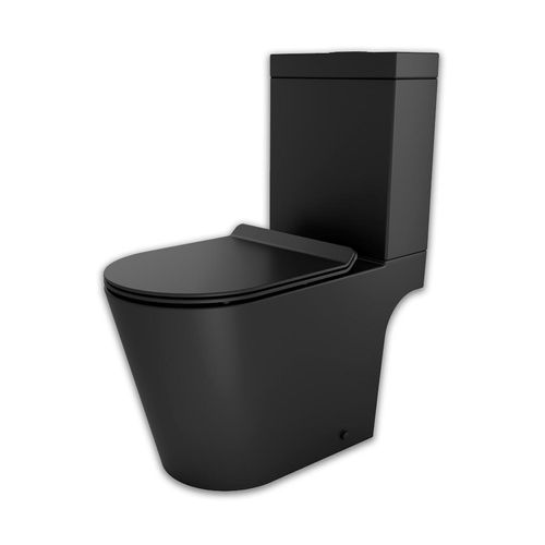 Kit Liss Bacia com Caixa Completo Black Matte 12009743119 Docol
