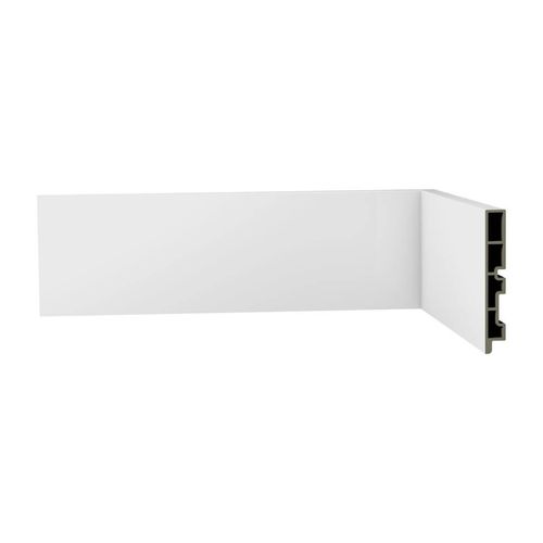 Rodapé 1,5x10,5x240cm Liso Laca Branco R10 0110.0151 Ecovale
