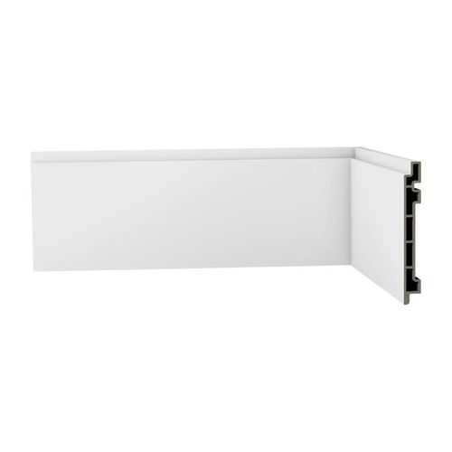 Rodapé 1,8x12,5x240cm Laca Premium Branco R4 0104.0151 Ecovale