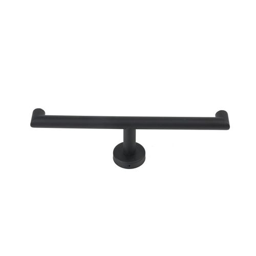 Porta Toalha Aqqua Six Preto 29cm