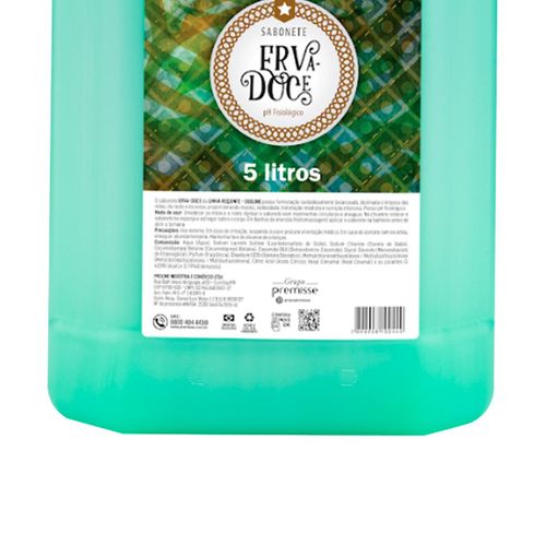 Sabonete Erva Doce Premisse Deoline 5lts