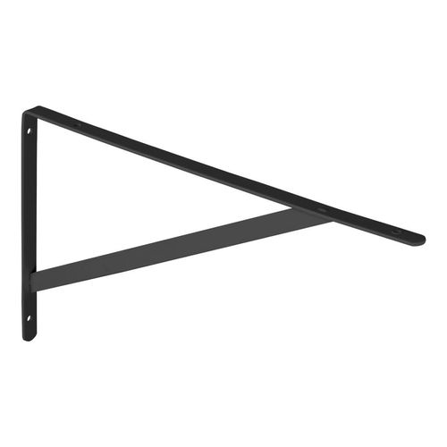 Suporte para Prateleira Prat-K Preto (Mao Francesa Leve) 25cm