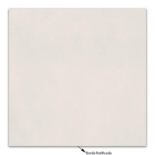 Porcelanato Acetinado Eliane Sensi Off White 3D "A" 90x90cm Retificado
