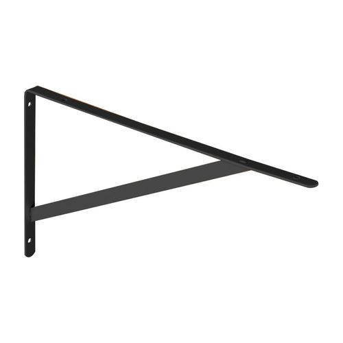 Suporte para Prateleira Prat-K Preto (Mao Francesa Leve) 50cm