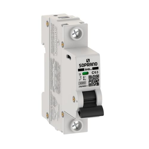 Disjuntor 63A Monopolar Soprano 3KA Curva C